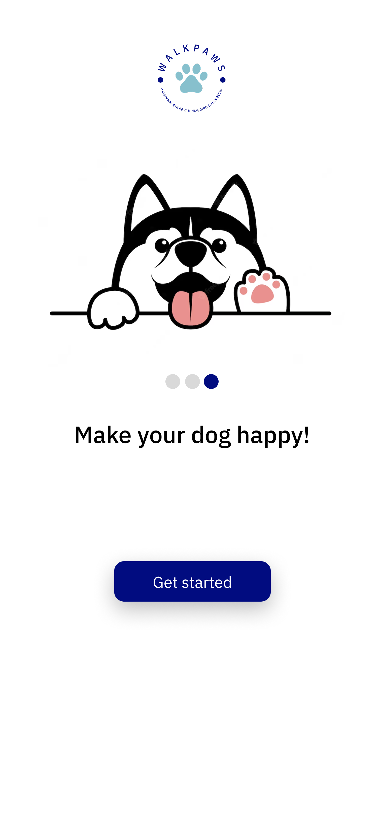 Walk Paws Onboarding - Screen 3